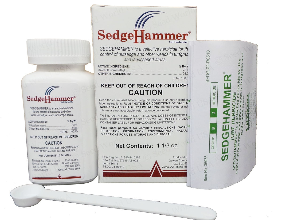 Sedgehammer Herbicide "For Purple/Yellow Nutsedge" - 1.33 Oz. Bottle