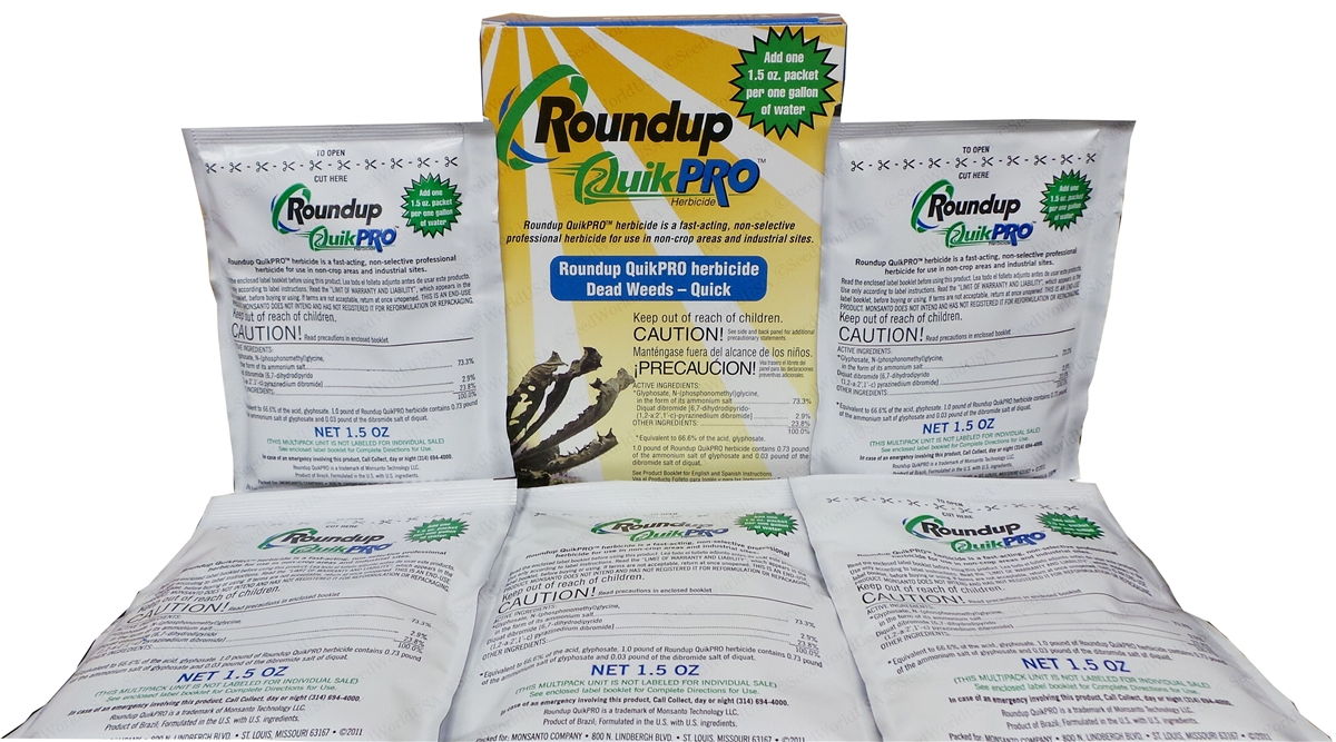 Roundup Quikpro Herbicide - 5 Packets