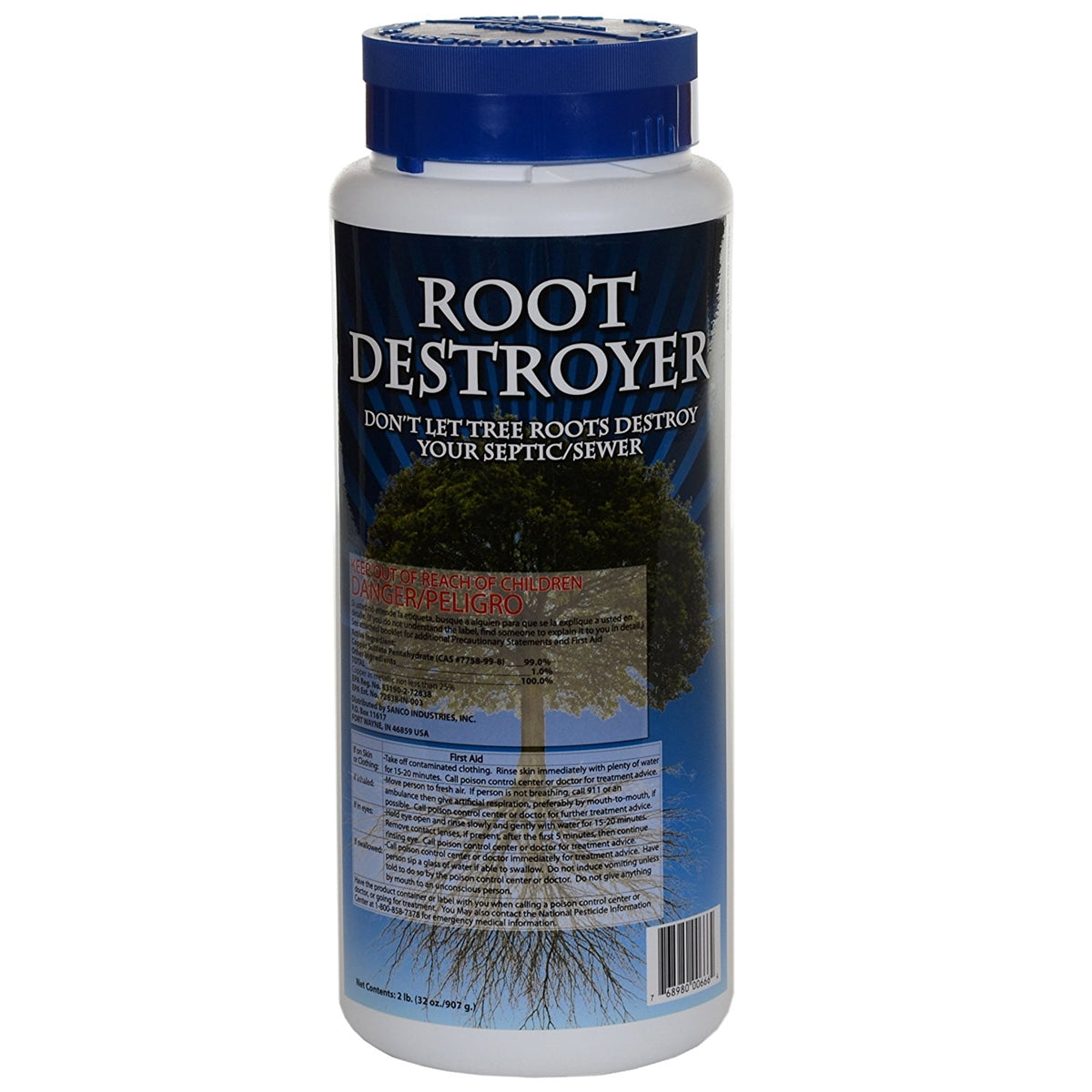 ROOT DESTROYER Septic Root Remover - 2 lbs