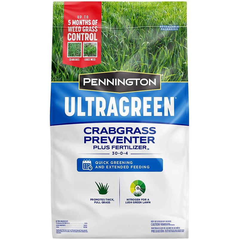 Ultra Green Crabgrass Preventer Plus Fertilizer 30-0-4 - 12.5 lbs.