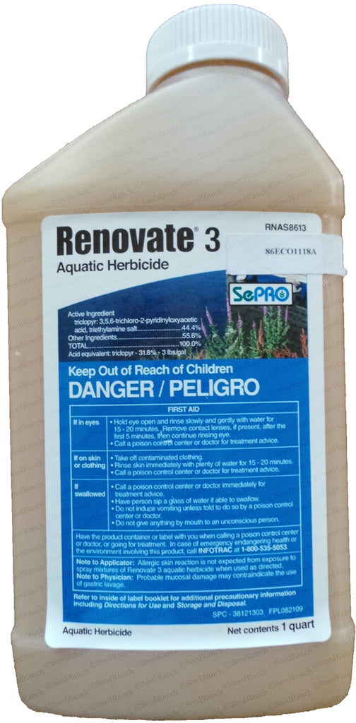 renovate 3 herbicide Renovate 3 Aquatic Herbicide