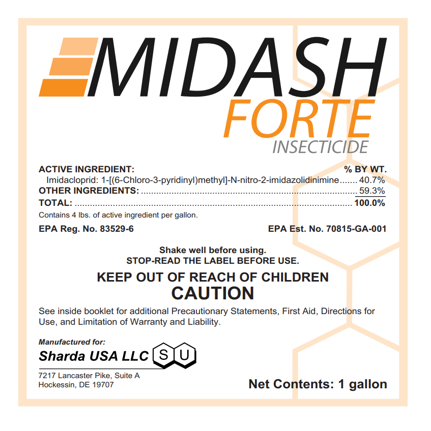 montana herbicide Montana 4F Imidacloprid Insecticide - 1 Gallon (Midash Forte)