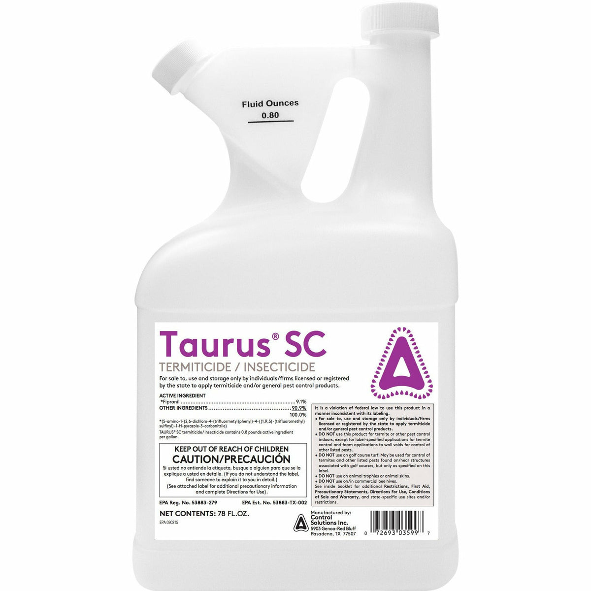 Taurus SC Insecticide / Termiticide - 78 oz.