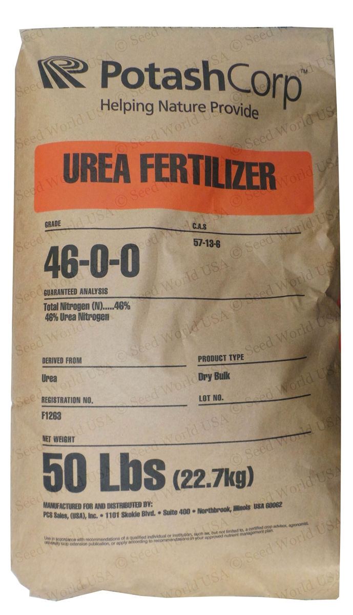 Urea Fertilizer 46-0-0 Granular - 50 Lbs.