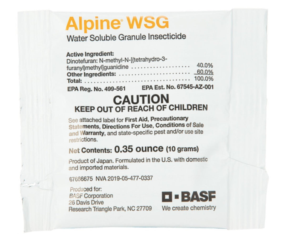 Alpine WSG Insecticide  1 x (10g) Packet