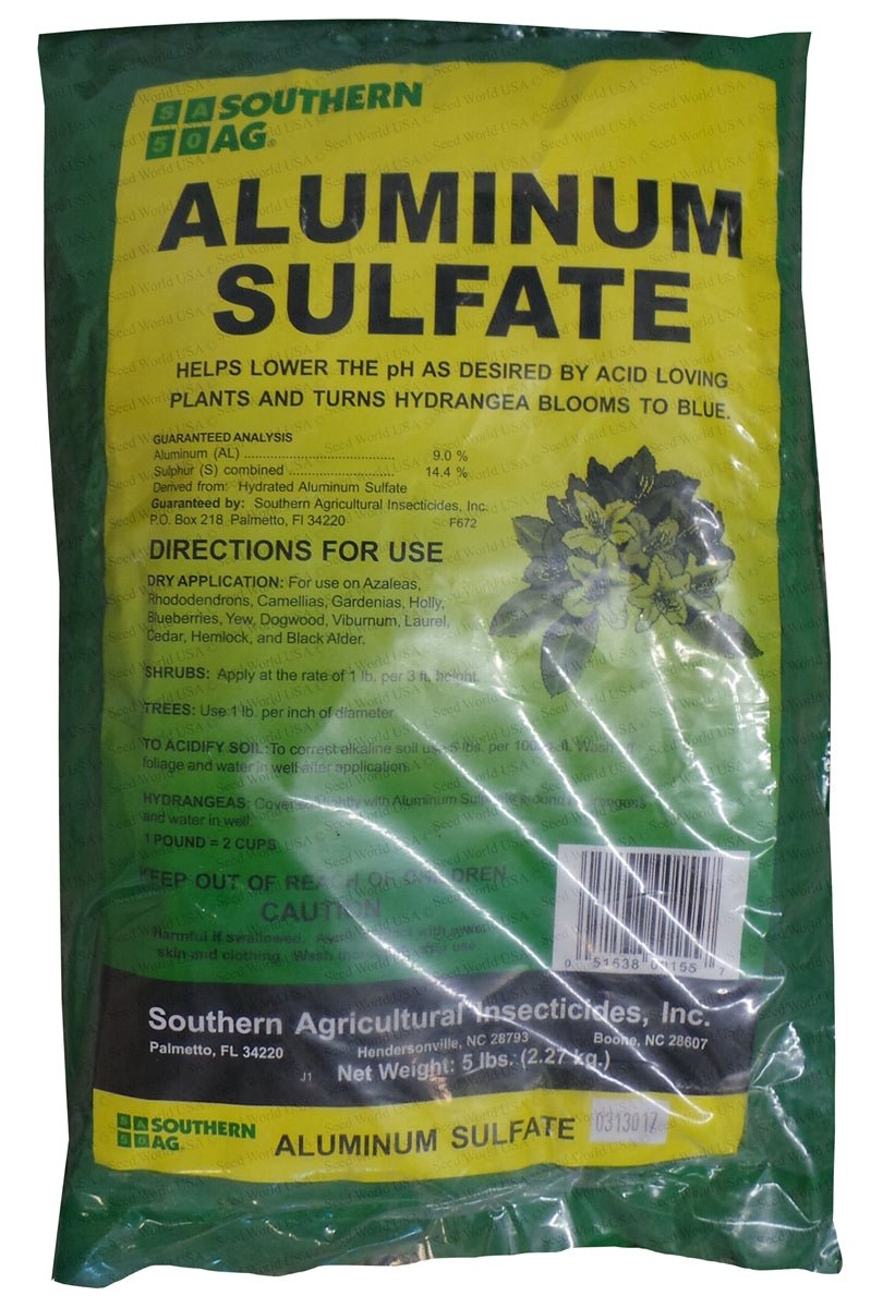 aluminum sulfate for potted plants Aluminum Sulfate - 5 Lbs