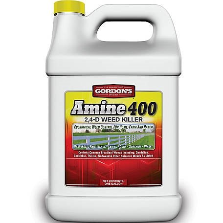 Amine 400 2,4-D Weed Killer Concentrate Herbicide - 1 Gallon - Seed Barn