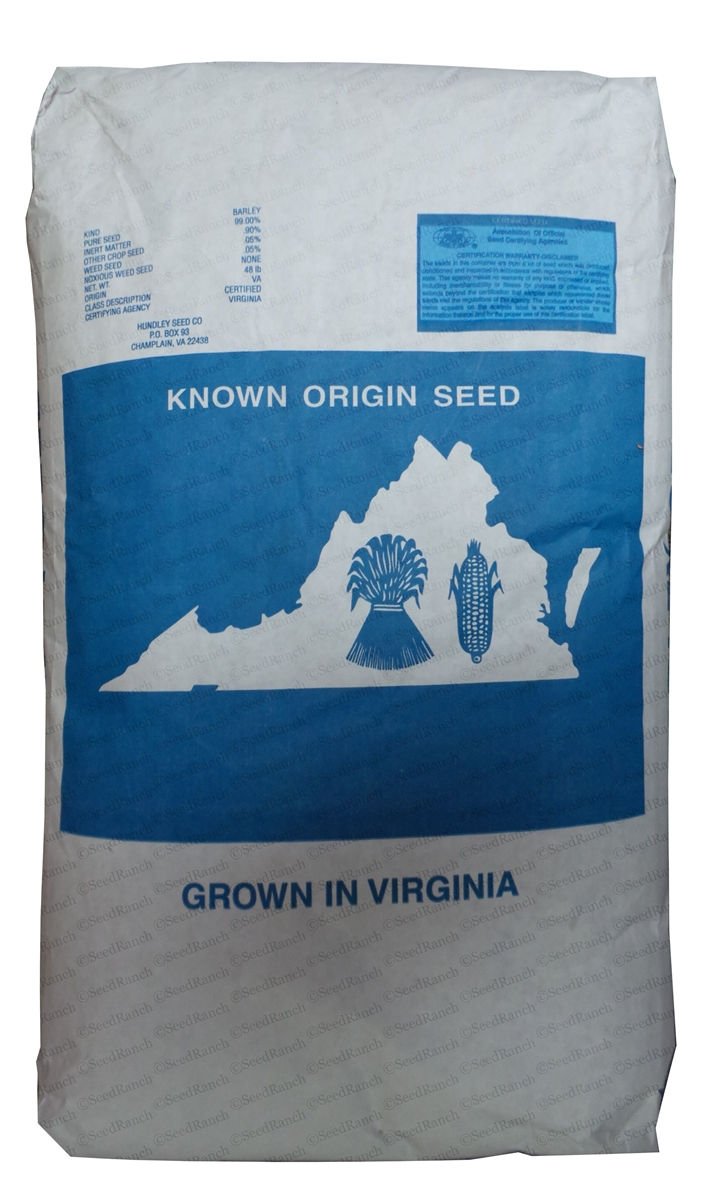 Atlantic Barley Seed (Certified) - 48 Lbs. - Seed Barn