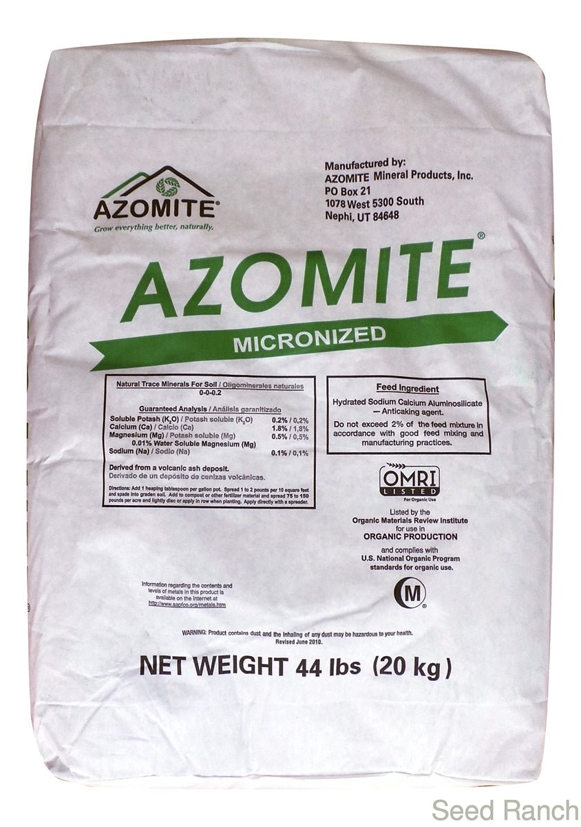 Azomite Organic Mineral Fertilizer - 44 Lbs. - Seed Barn