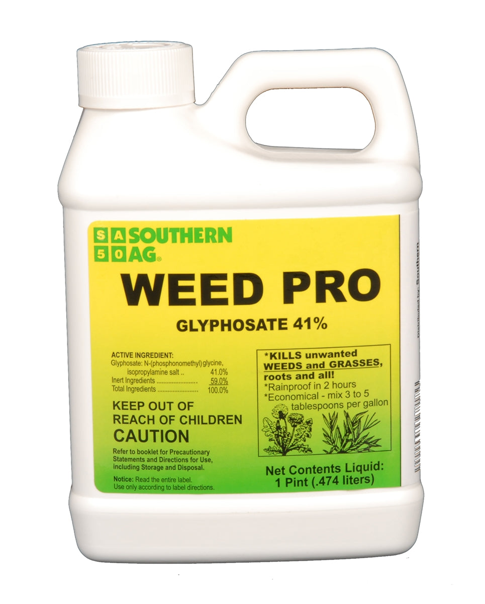 Weed Pro Glyphosate 41% (Roundup) - 1 Pint.