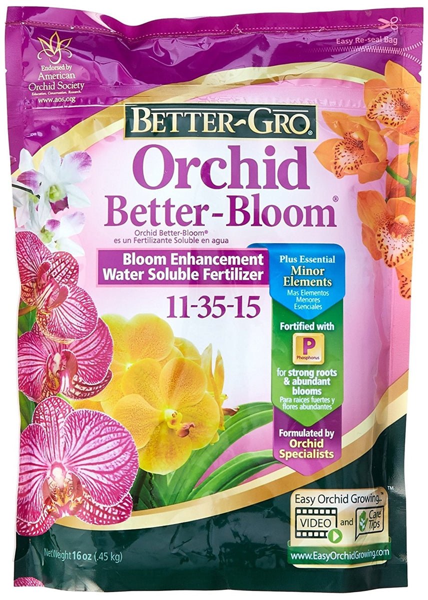Better-Gro Orchid Better-Bloom Fertilizer 11-35-15 - 1 lb. - Seed Barn