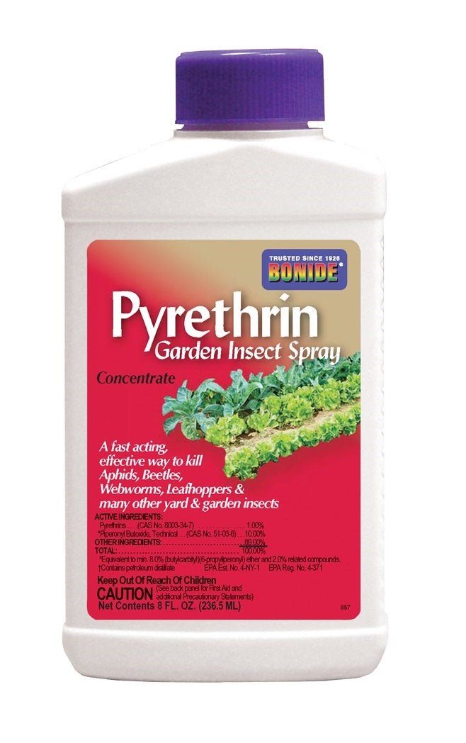 bonide pyrethrin garden insect spray mix Bonide 8 Oz. Concentrate Pyrethrin Garden Insect Spray