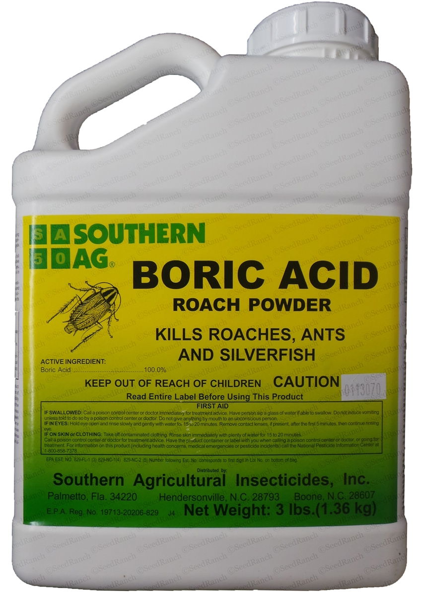 Boric Acid Roach Powder - 3 Lbs. - Seed Barn