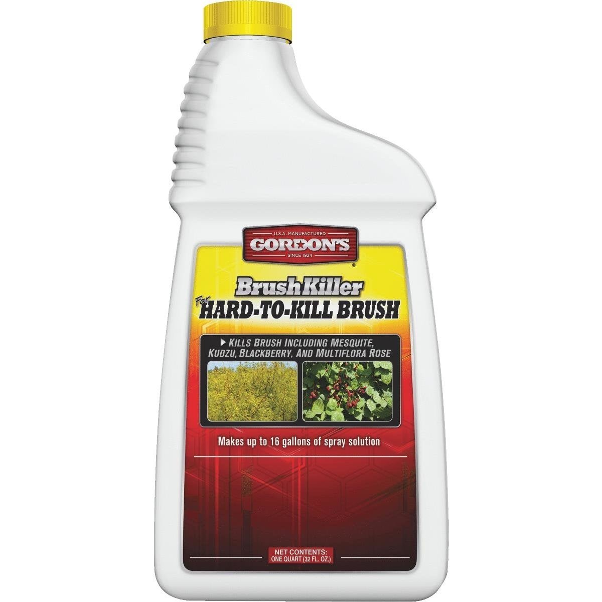 lowes spray on grass seed Gordon's 2321862 Brush Killer For Large Property, Concentrate, 1 qt