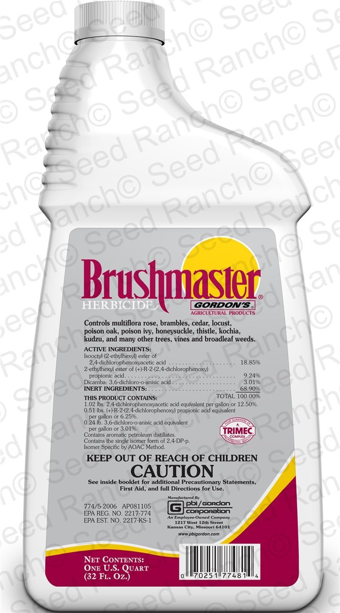 BrushMaster Herbicide - 1 Quart - Seed Barn