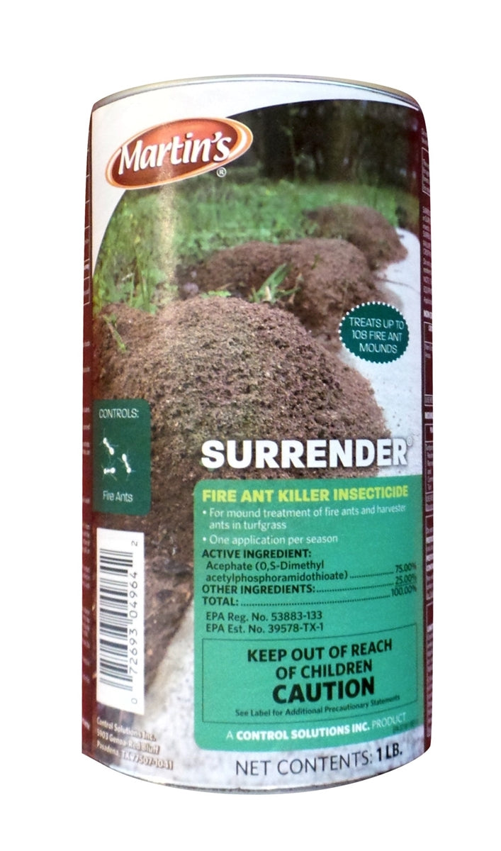 surrender herbicide Martin's 1lb Surrender Fire Ant Killer