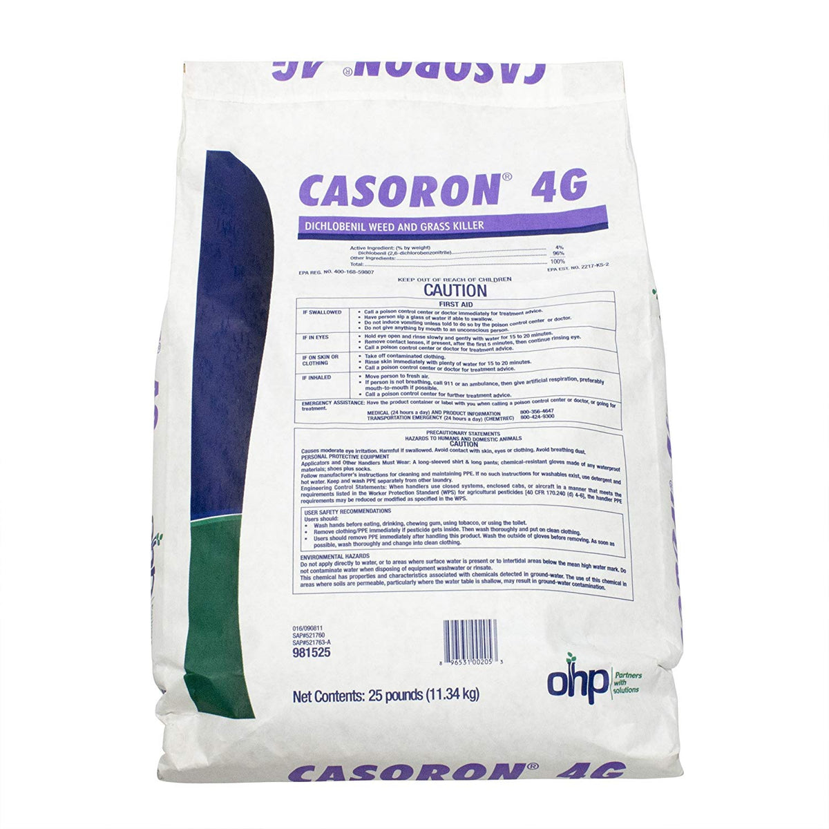 Casoron 4G Weed and Grass Killer Herbicide - 25lbs - Seed Barn