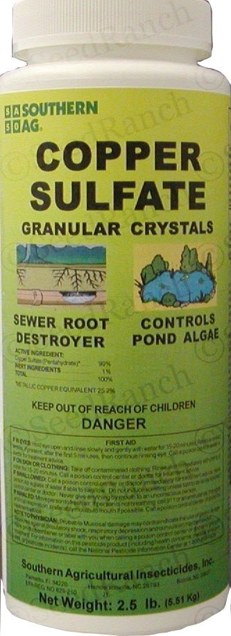 Copper Sulfate Granular Crystals - 2.5 Lbs. - Seed Barn