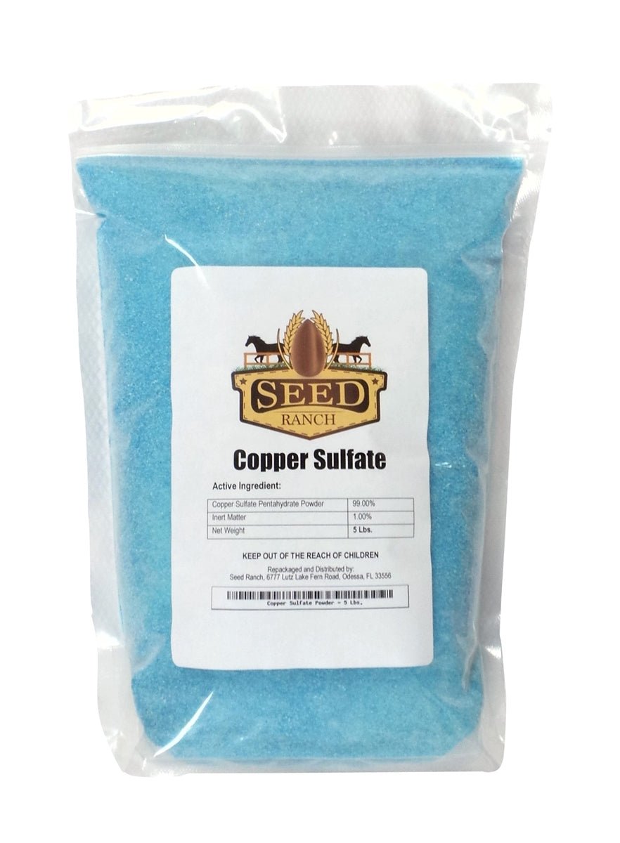 Copper Sulfate Powder - 10 Lbs. - Seed Barn