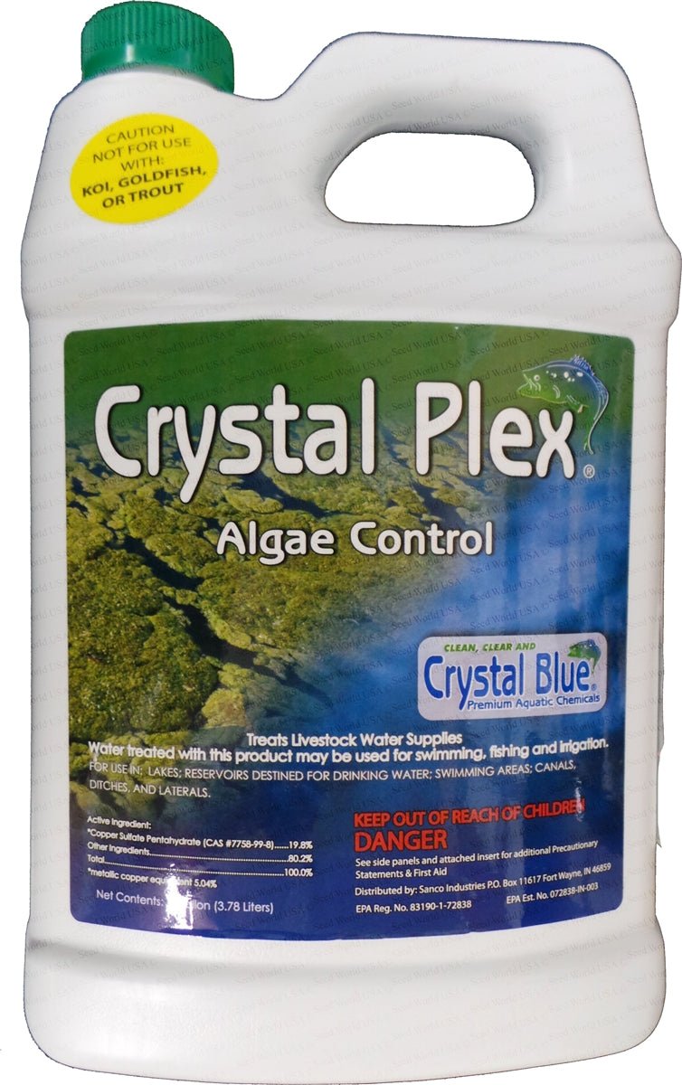 Crystal Plex Liquid Copper Sulfate Algae Control - 1 Gal. - Seed Barn