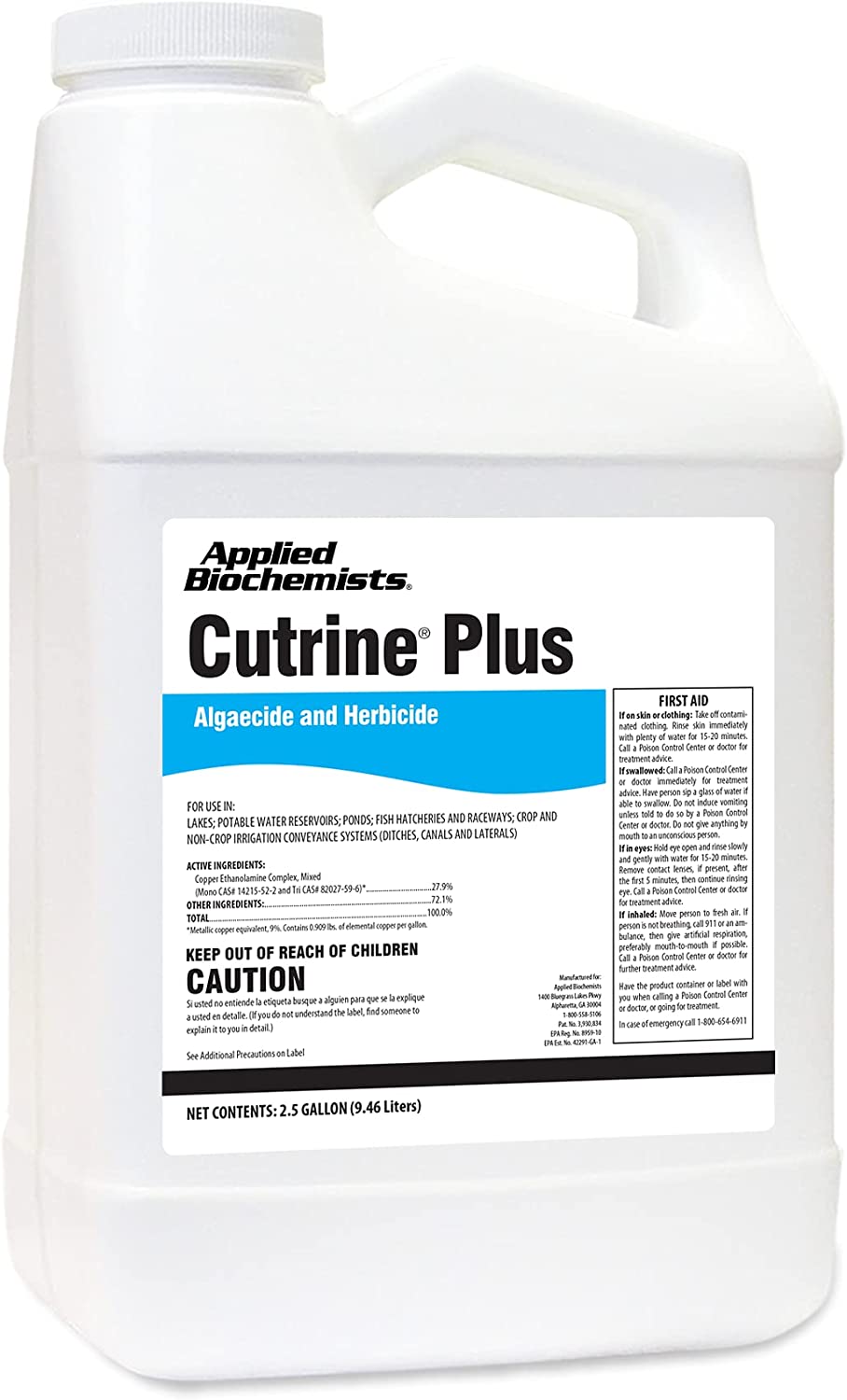 Cutrine Plus Algaecide Herbicide - 2.5 Gallons - Seed Barn