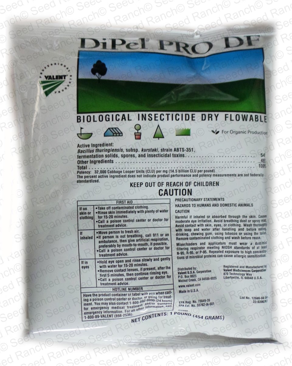 DiPel PRO DF Biological Insecticide - 1 Lb. - Seed Barn