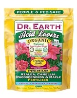 Dr Earth Acid Lovers Organic Premium Azalea, Camellia, Rhododendron &amp; Maple Fertilizer - 4 lbs - Seed Barn