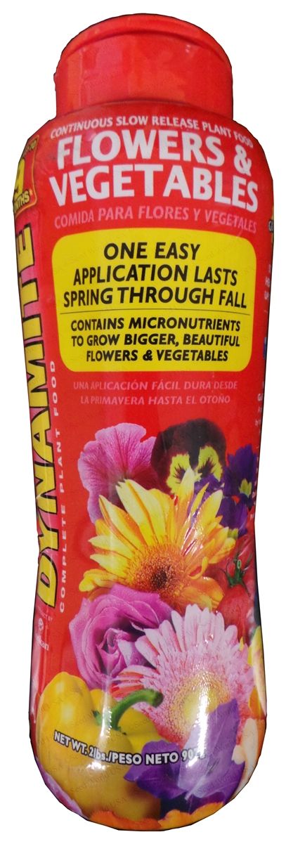 Dynamite Flowers &amp; Vegetables Plant Food 13-13-13 - 1 lb. - Seed Barn