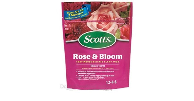 scotts plant fertilizer Scotts Rose & Bloom Continuous Release Plant Food, 3 lb