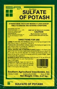 Sulfate of Potash 0-0-50 Granular Fertilizer - 20 Lbs.