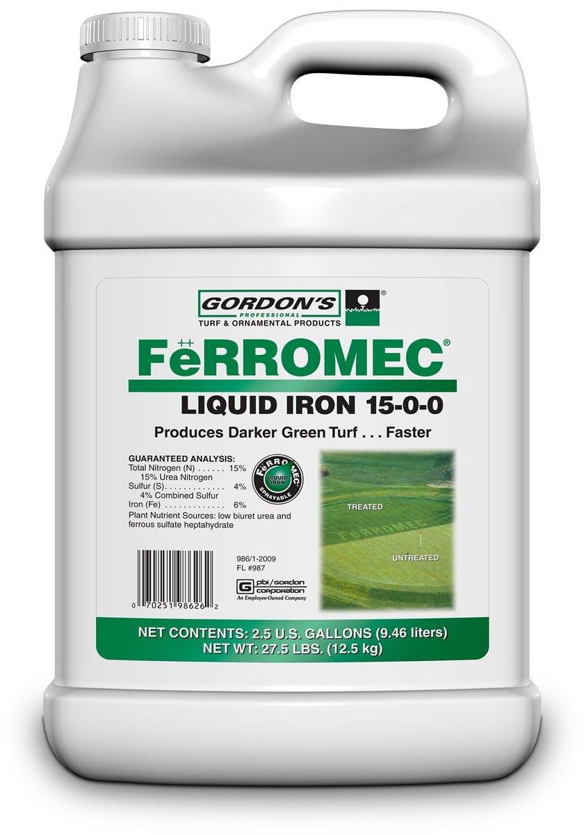 Ferromec Liquid Iron 15-0-0 Fertilizer - 2.5 Gallons - Seed Barn