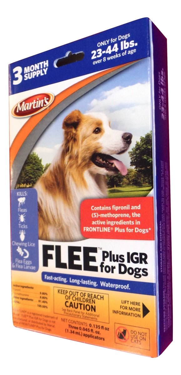 Flee Plus IGR for Dogs (23-44 Lbs.) - Seed Barn