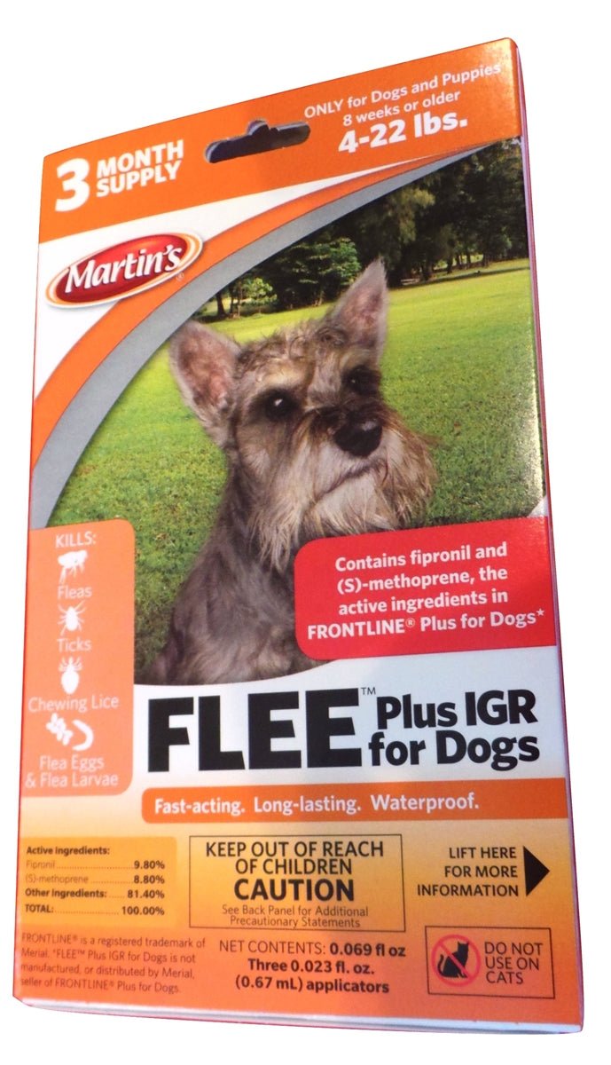 Flee Plus IGR for Dogs (4-22 Lbs.) - Seed Barn