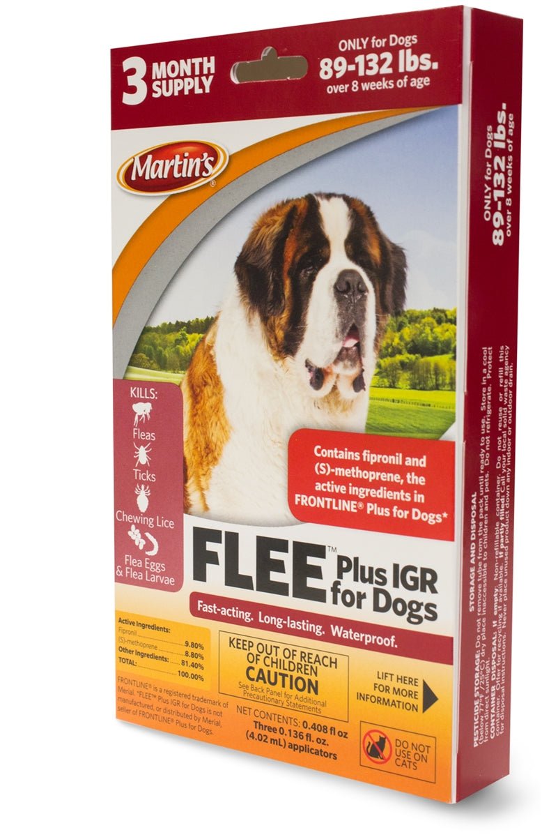 Flee Plus IGR for Dogs (89-132 Lbs.) - Seed Barn