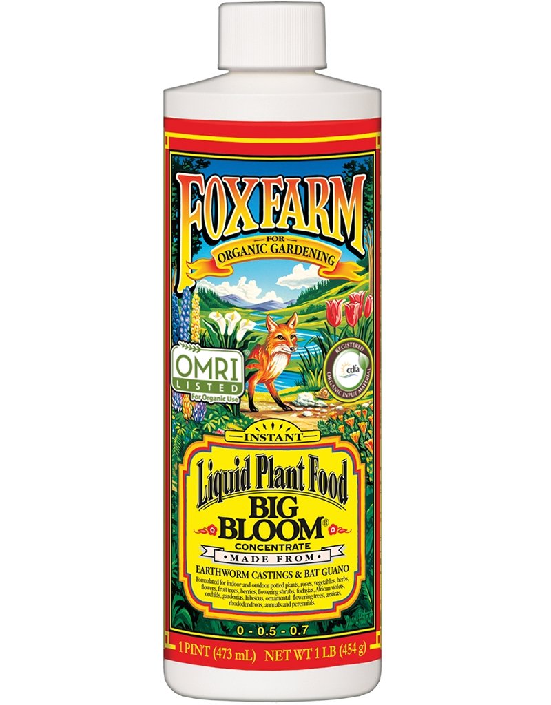 FoxFarm Big Bloom 0-0.5-0.7 Organic Liquid Plant Food - 1 Pint - Seed Barn