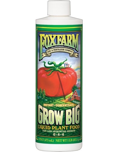 FoxFarm Grow Big Liquid Plant Food - 1 Pint - Seed Barn