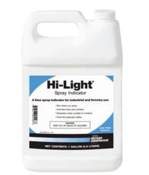 Hi-Light Blue Spray Pattern Indicator - 1 Gallon - Seed Barn