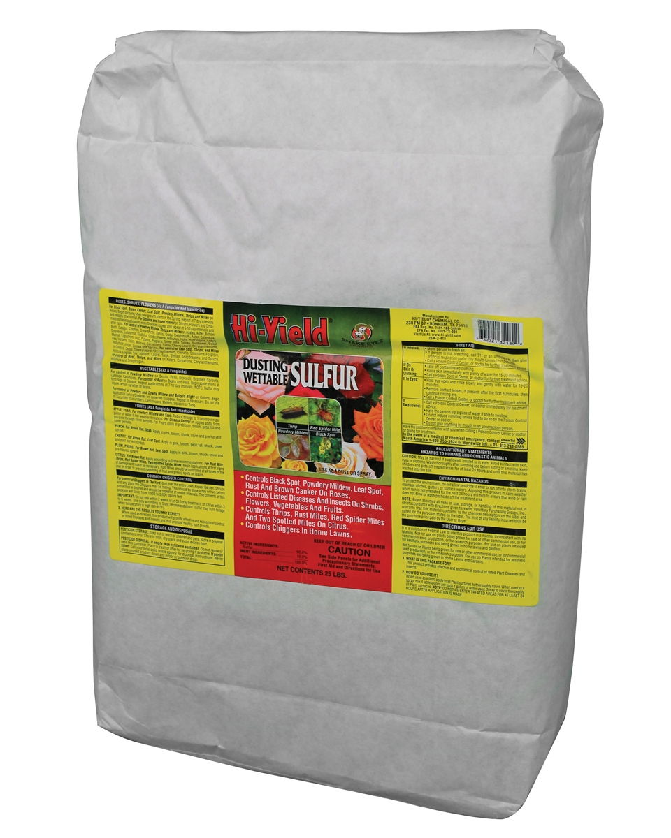 Hi-Yield Dusting Wettable Sulfur - 25 Lbs. - Seed Barn