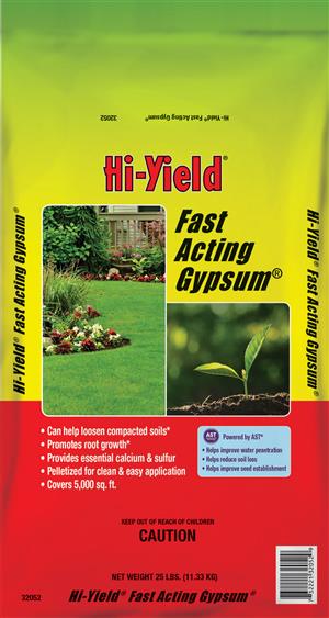 Hi-Yield Fast Acting Gypsum Fertilizer - 25 lbs - Seed Barn