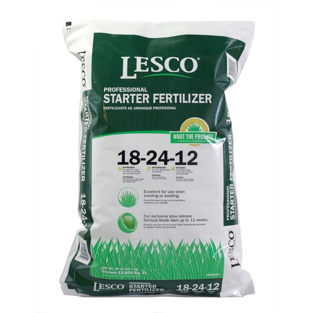 LESCO 18-24-12 Starter Fertilizer - 50 Lbs. - Seed Barn