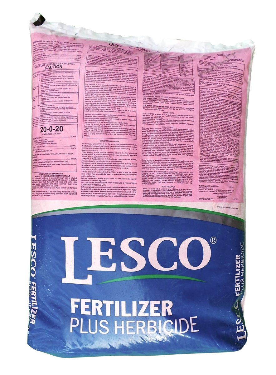 Lesco 20-0-20 St. Augustine Weed & Feed - 50 Lbs. - Seed Barn