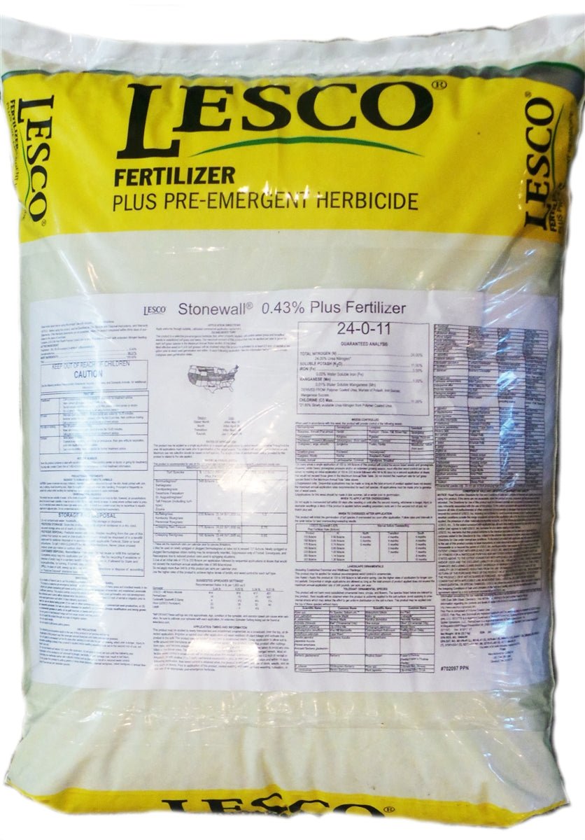 herbicide fertilizer Lesco Stonewall Pre-Emergent Fertilizer - 50 lbs