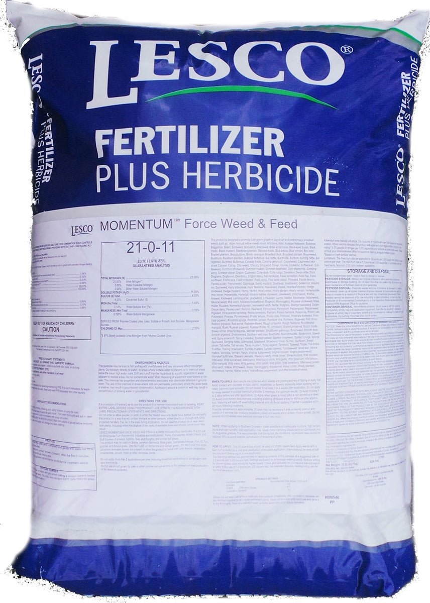 Lesco Tall Fescue Lawn Weed & Feed 21-0-11 - 50 lbs. - Seed Barn