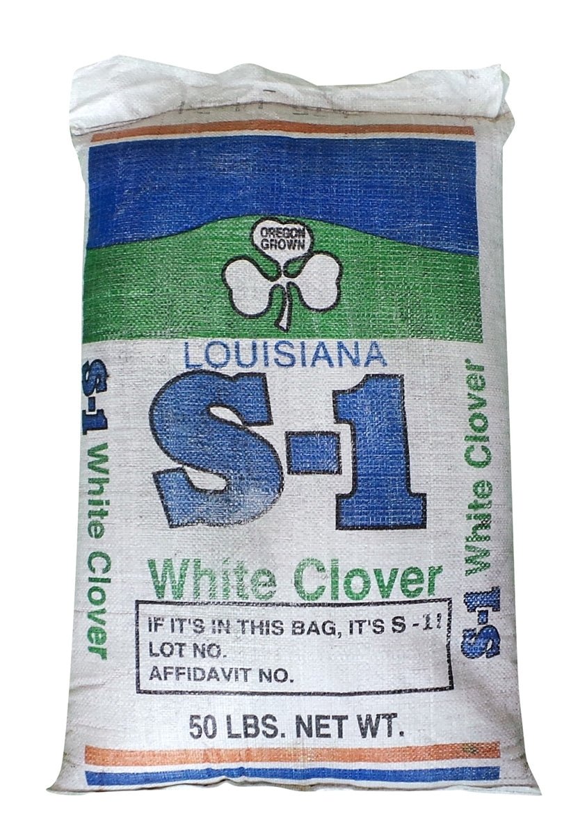 Louisiana S-1 White Clover Seed - 50 Lbs. - Seed Barn