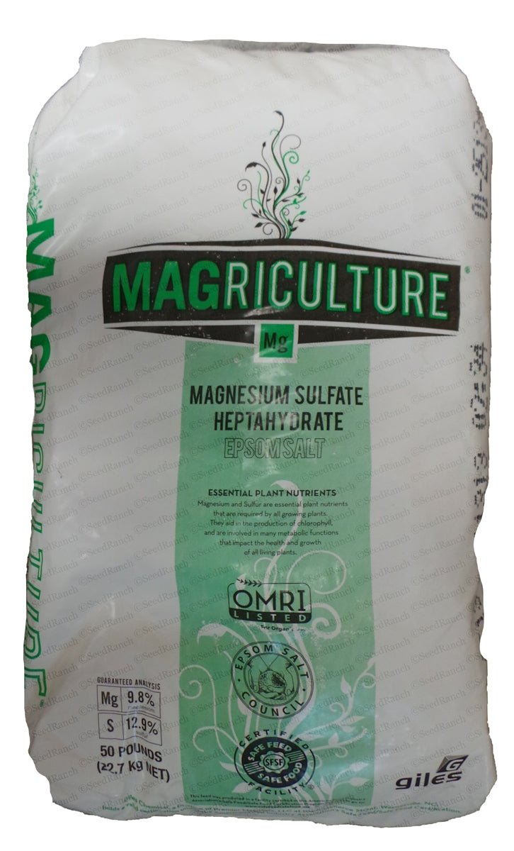 Magnesium Sulfate Heptahydrate Epsom Salt - 50 Lbs. - Seed Barn