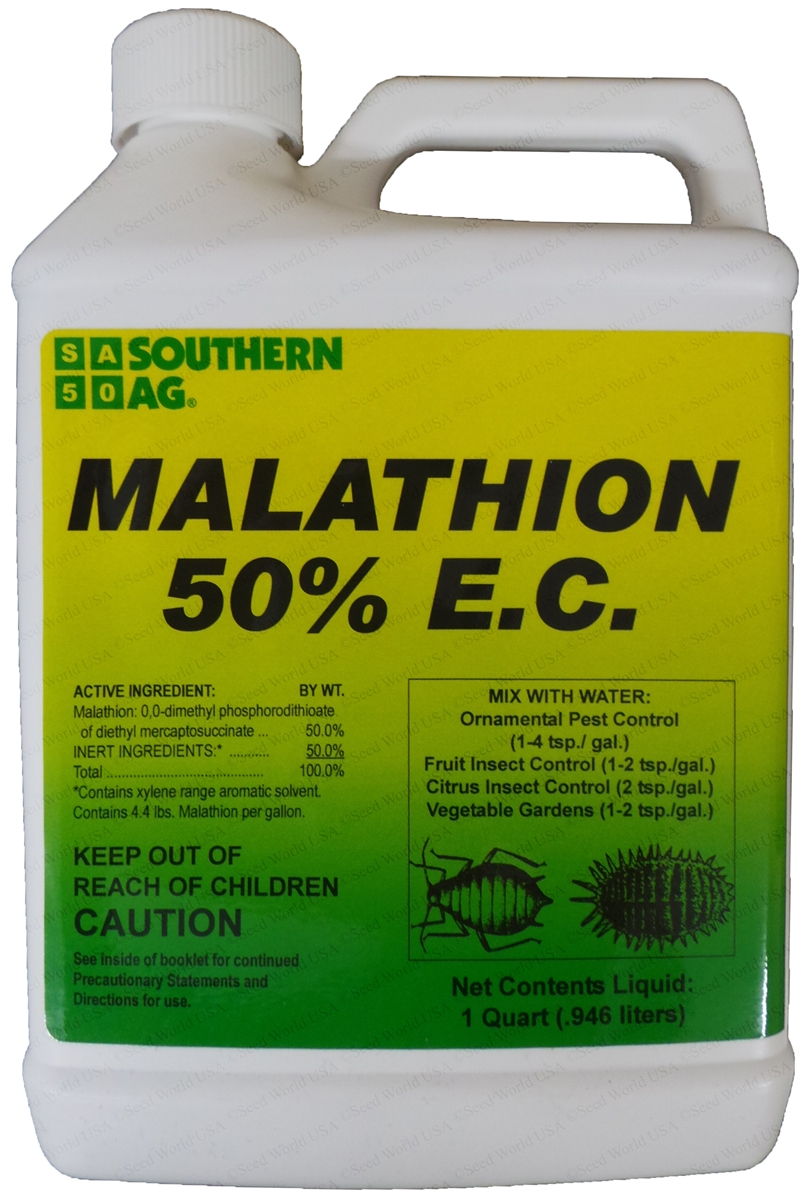Malathion 50% E.C. Insecticide &quot;Mosquito Control&quot; - 1 Quart - Seed Barn