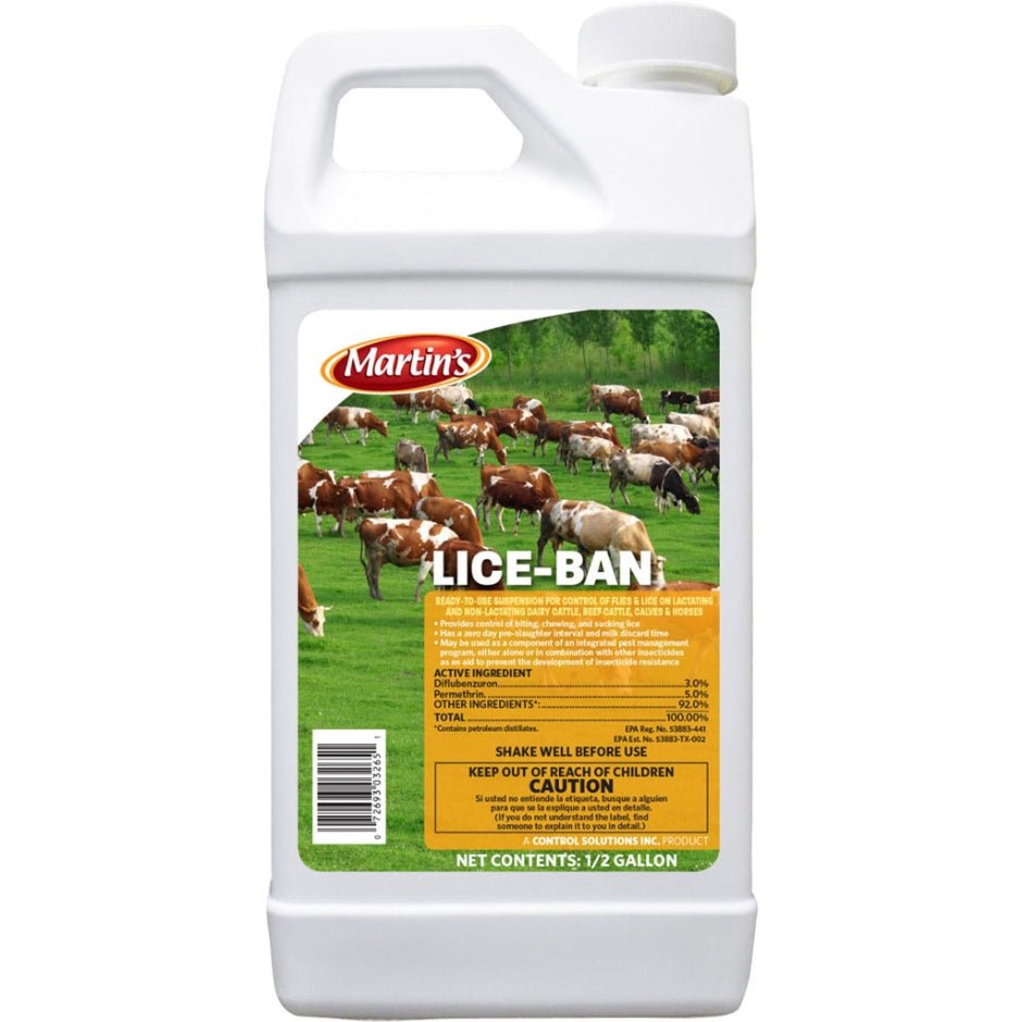 Martin&#39;s Lice Ban 1/2 Gallon - Seed Barn