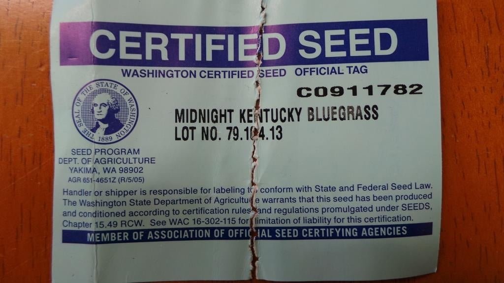 Midnight Kentucky Bluegrass Seed - 50 Lbs. - Seed Barn