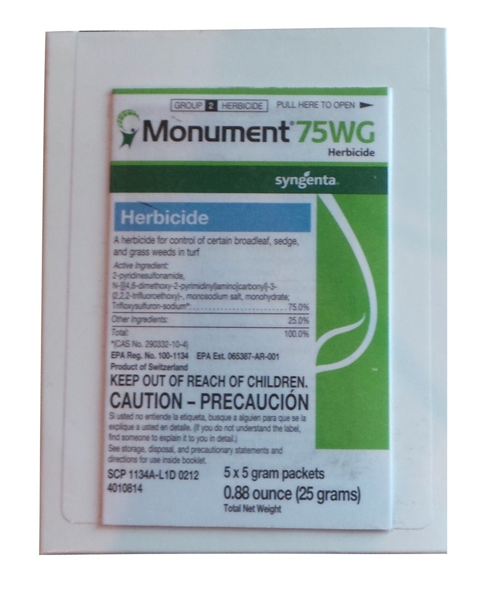 Monument 75WG Herbicide - 5 x 5 gram packets - Seed Barn