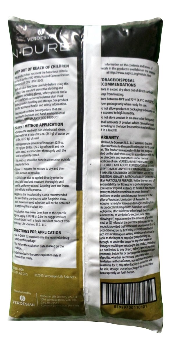 N-Dure Premium Soybean Inoculant (Organic) - 15 Oz. - Seed Barn